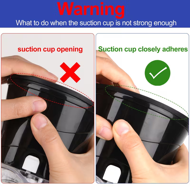 Rotary Cheese Grater and Vegetable Slicer - Kitchen Mandoline with 3 Interchangeable Blades, Easy-to-Clean for Fruits, Potatoes, Carrots, Nuts