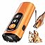 Dog Bark Deterrent Device, 50FT Range Ultrasonic Anti-Barking Tool for Training - Safe & Effective, Rechargeable Orange Handheld with LED for Indoor/Outdoor, Humane No-Collar Alternative