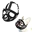 Short Snout Dog Muzzle, French Bulldog Muzzle with Soft Mesh Adjustable Anti Bitting Chewing Barking for Medium Large Breeds Pug/Shih Tzu/Boston Terrier Grey L-3