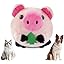 2026 Upgrade Active Moving Pet Plush Toy, Premium Interactive Squeaky Talking Moving Dog Ball Toy, Washable Cartoon Pig Plush Toy for Dogs Puppies to Keep Them Busy (#A3)
