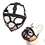 Short Snout Dog Muzzle, French Bulldog Muzzle with Soft Mesh Adjustable Anti Bitting Chewing Barking for Medium Large Breeds Pug/Shih Tzu/Boston Terrier Grey L-3