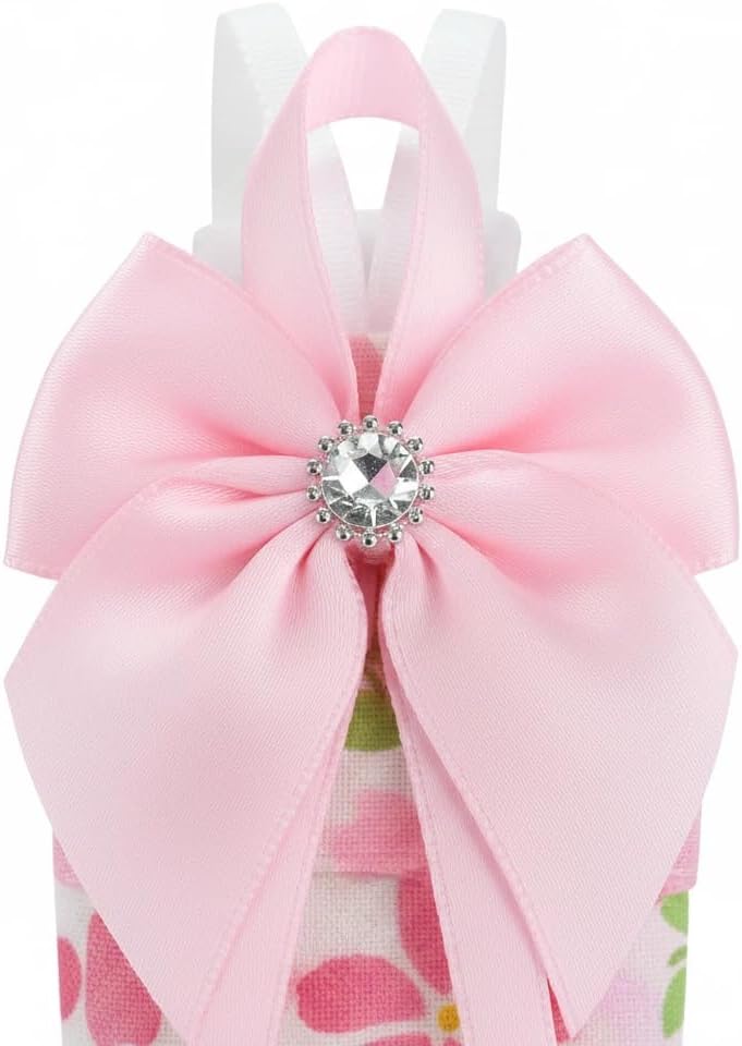 6pcs Bow Bird Diaper Set, Soft Reusable Flight Suit Clothing for Parrots Budgies Cockatiels — Cleaner Indoor Bonding & Training(XS)