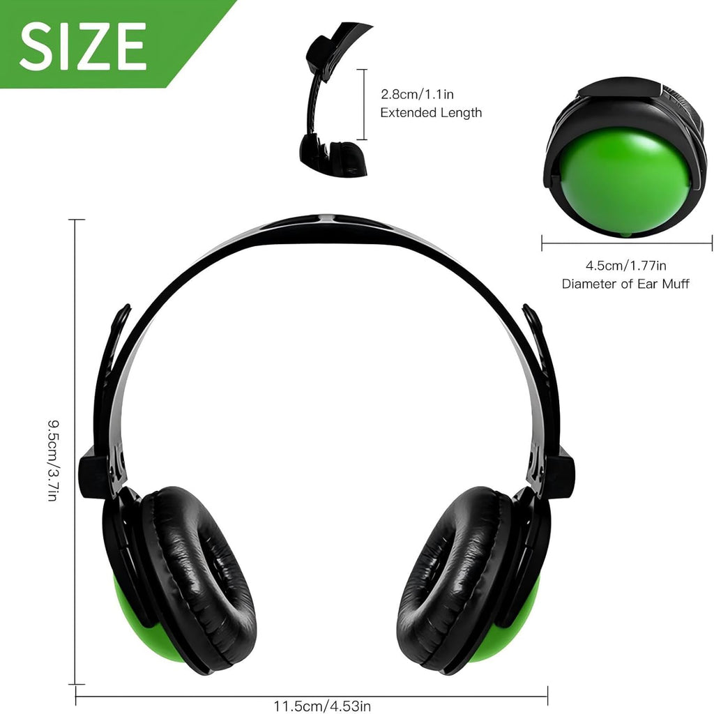 Pet Headphones for Small Dogs & Cats-Adjustable Headband Costume Accessories for Stuffed Animals Dress Up-Cute Party Favors, Cosplay Props, Photo Shoot Supplies-Black&Pink