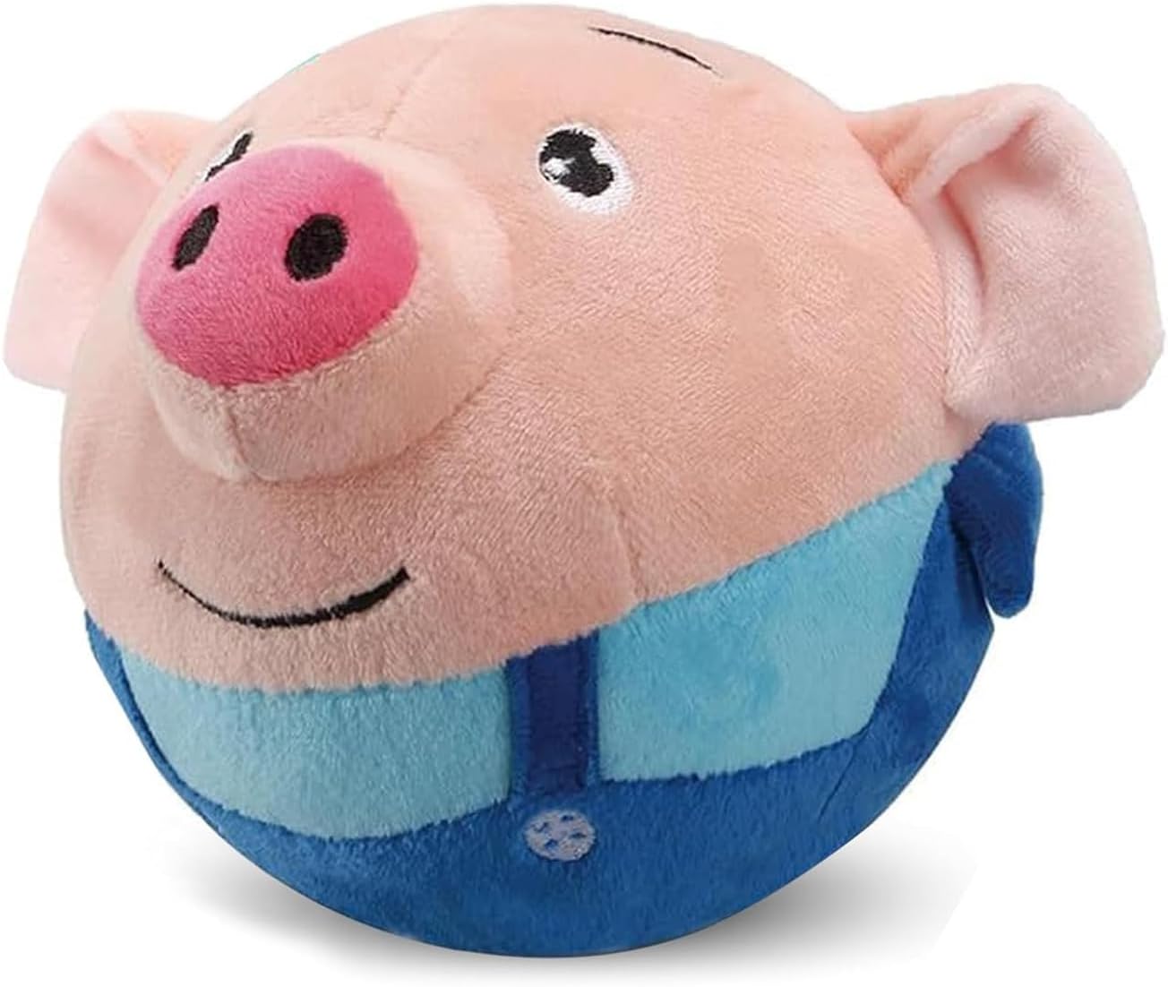 Active Moving Pet Plush Toy,2026 Upgrade Interactive Squeaky Talking Moving Dog Ball Toy, Washable Cartoon Pig Plush Toy for Dogs Puppies to Keep Them Busy. (#A6)