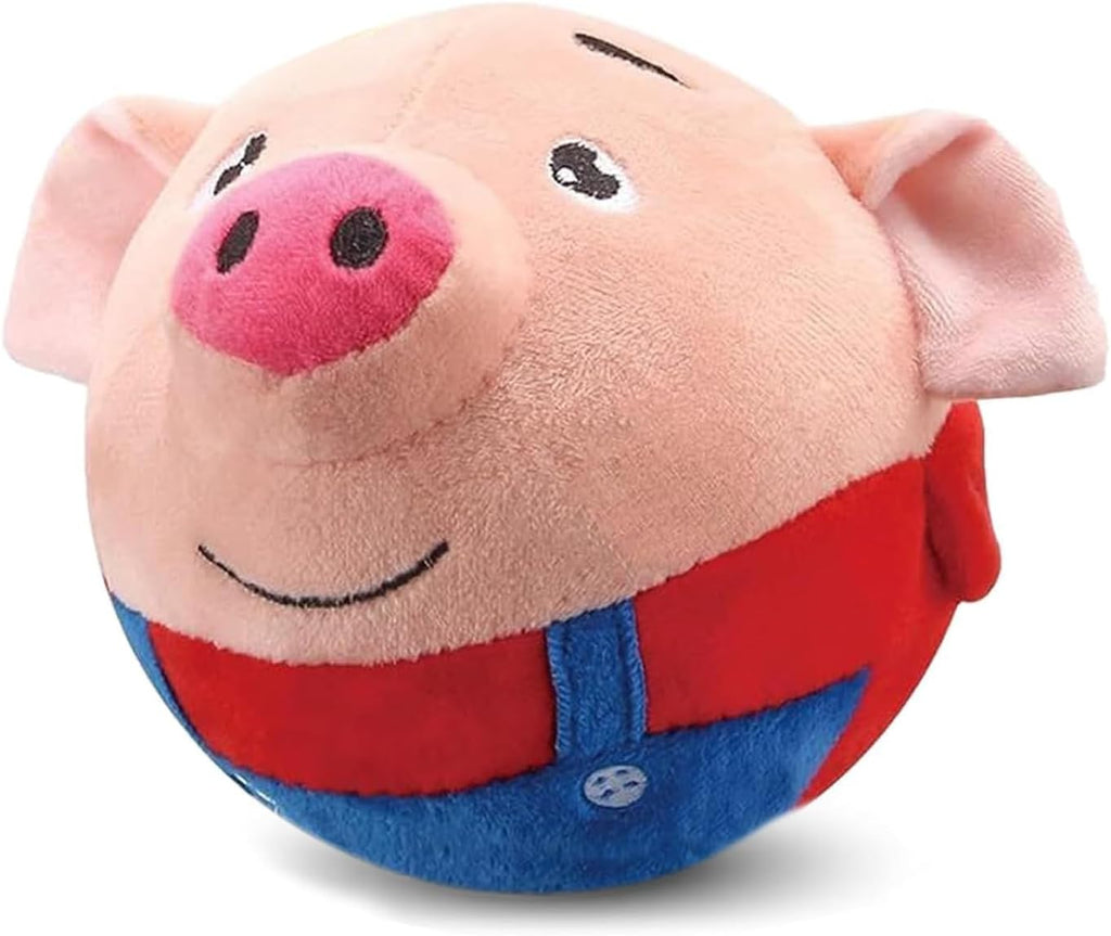 Active Moving Pet Plush Toy,2026 Upgrade Interactive Squeaky Talking Moving Dog Ball Toy, Washable Cartoon Pig Plush Toy for Dogs Puppies to Keep Them Busy. (#A6)