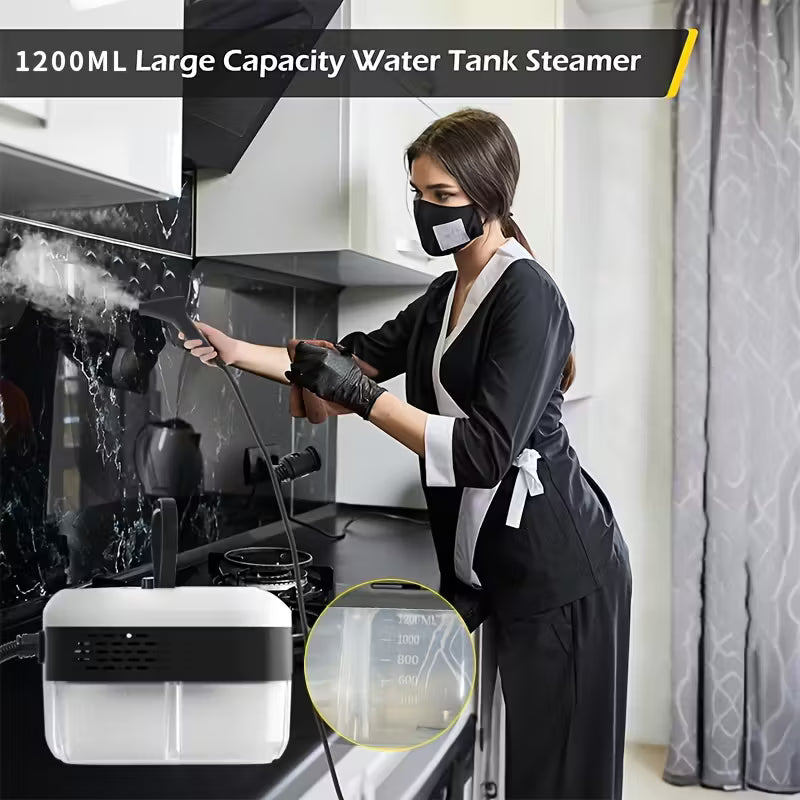 High Pressure Steam Cleaner, Household Steam Cleaner Handheld, Suitable For Kitchen Fume, Sofa, Small Air Conditioning, Washing Machine, 35pcs Accessory Set (without Steam Cleaner)
