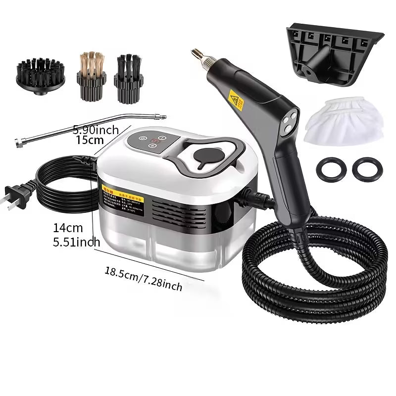 High Pressure Steam Cleaner, Household Steam Cleaner Handheld, Suitable For Kitchen Fume, Sofa, Small Air Conditioning, Washing Machine, 35pcs Accessory Set (without Steam Cleaner)