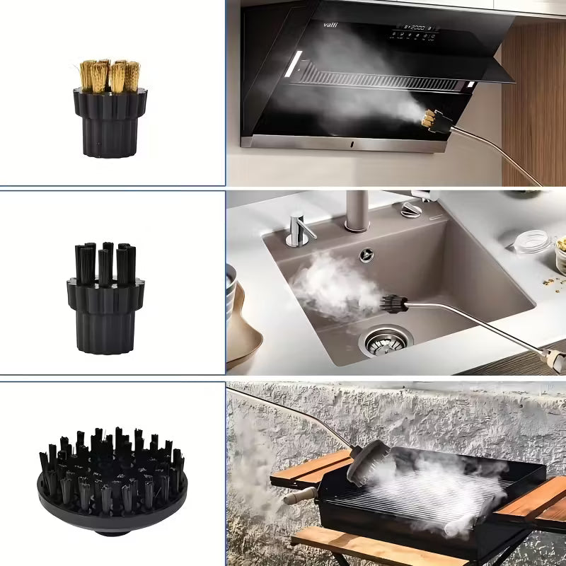 High Pressure Steam Cleaner, Household Steam Cleaner Handheld, Suitable For Kitchen Fume, Sofa, Small Air Conditioning, Washing Machine, 35pcs Accessory Set (without Steam Cleaner)